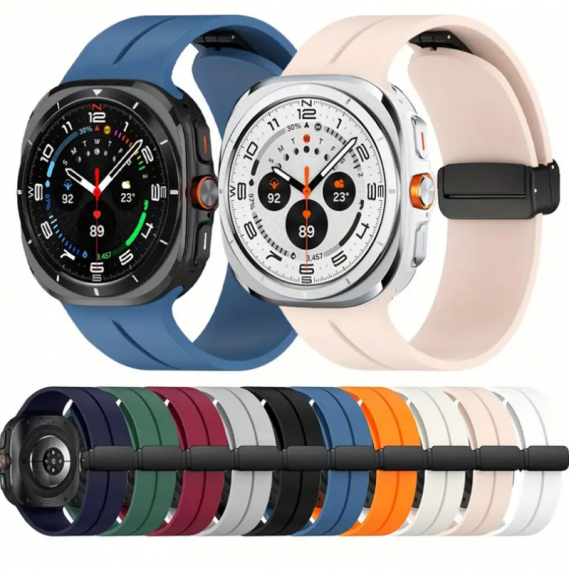 Correa de Silicona para Samsung Galaxy Watch Ultra 47mm Gris