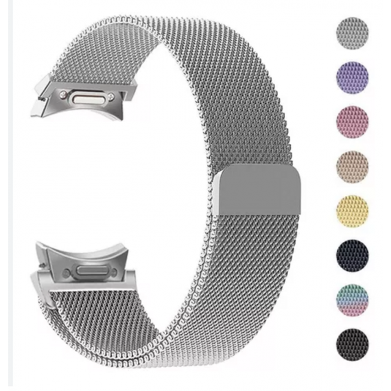 Correa Milanese para Samsung Galaxy Watch Ultra 47mm Plata