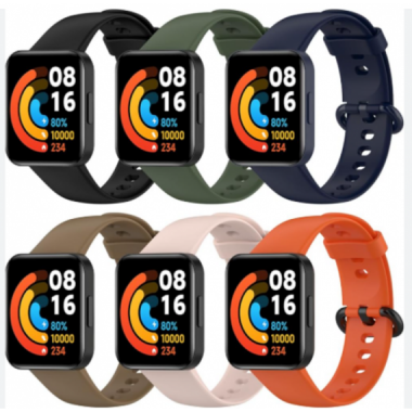 Correa de Reloj de Silicona Compatible para Xiaomi Redmi Watch 2 y Redmi Watch 2 Lite