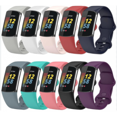 Correa de Silicona Compatible para Fitbit Charge 5 y Charge 6