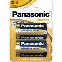 Pila PANASONIC Alcalina D LR20 (pack de 2)