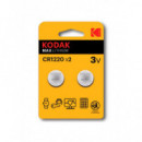 Pila KODAK Max Lithium CR1220 3V (2 Unidades)