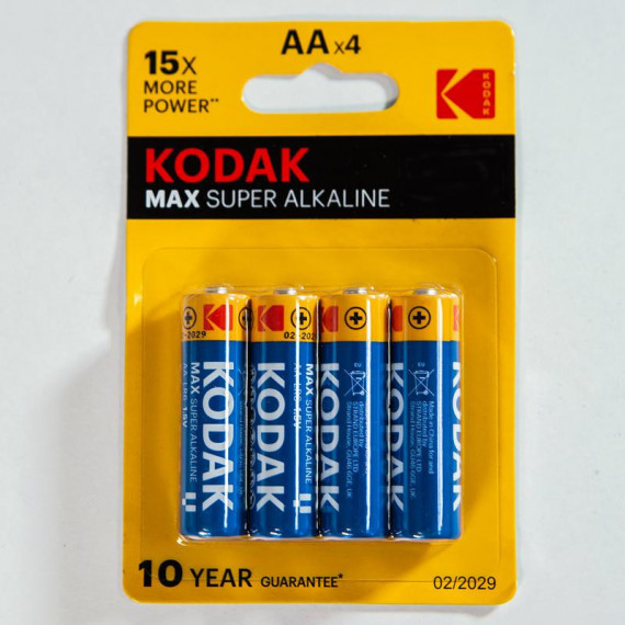 Pila KODAK Alcalinas Pack de 4 LR06 Aa