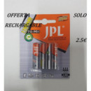 Pila JPL Recargable Pack de 4 Aaa 1100 Mah (LR03)