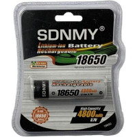 Pila Recargable de Litio SDNMY 18650, 4800 Mah 3.7 V