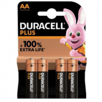 Pilas Alcalinas DURACELL Plus Aa LR6/MN1500 (4 Unidades)