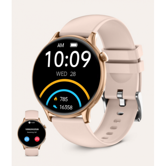 Smartwatch KSIX CORE2 Pantalla Amoled con Llamadas Rosa BXSW24R