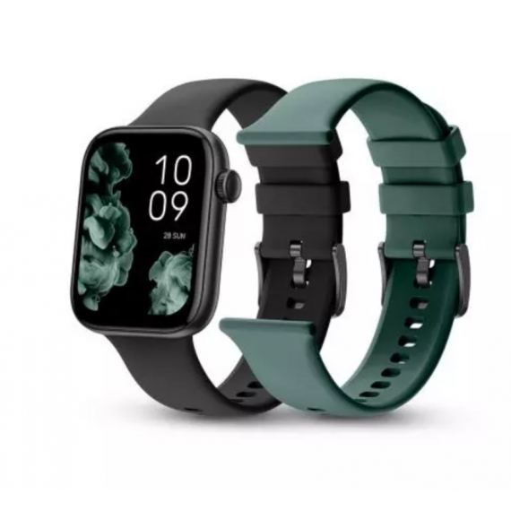 Smartwatch SPC Smartee Duo 2 9650N (negro, con Frecuencia Cardíaca y Correa Extra)