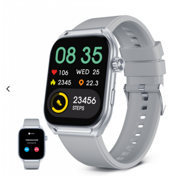 Smartwatch KSIX Urban Move con Llamadas, Pantalla AMOLED y Color Gris