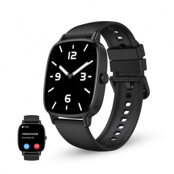 Smartwatch Ksix Pulse 1.83" con Modo Deporte, Salud, Llamadas y IP68 Negro BXSW31N