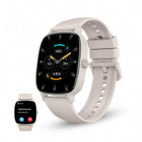 Smartwatch KSIX Pulse 1.83" 7 Días Modo Deporte y Salud, Llamadas IP68 Beige (BXSW31B)