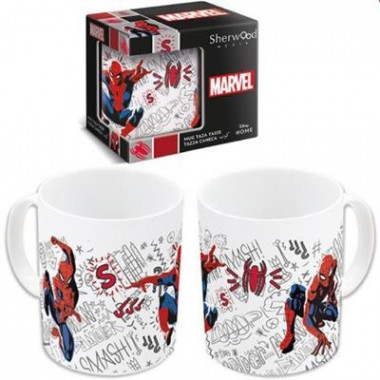 Taza Spiderman Spiderman en Acci&oacute;n Marvel  STOR