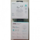 Auriculares TWS EX4 con Cancelación de Ruido Activa y Carga Inalámbrica BT 5.0