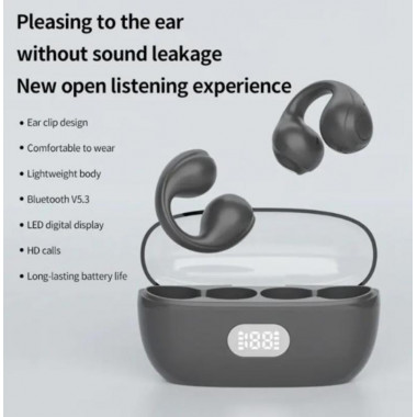 Auriculares Inal&aacute;mbricos OWS P-Q3 Motion Open-Ear Negros