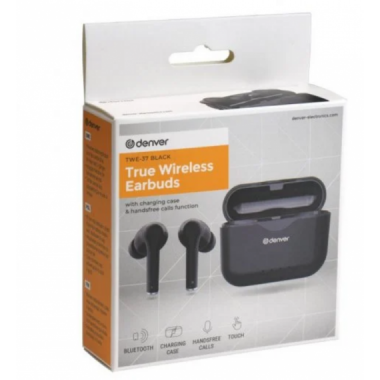 Auriculares Bluetooth TWS Denver TWE-37B Negros