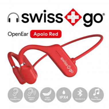 Auricular Bluetooth Swiss+Go Apolo Rojo (SWI303118)
