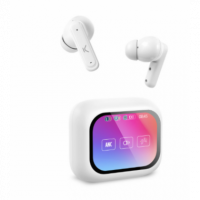 Auriculares Inalámbricos KSIX Vision con Pantalla Tft 2.01'', Anc y Control Táctil (BTW03N) Negro