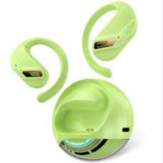 Auriculares Deportivos Vention Openear OpenBeat O12 Bluetooth 5.3 Inalámbricos con Estuche de Carga Verde NBUG0