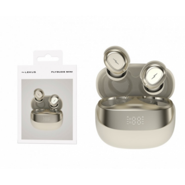 Auriculares Inal&aacute;mbricos Lekus Flybuds Mini TWS Ultraligeros y C&oacute;modos Grises LAW-FM-WT