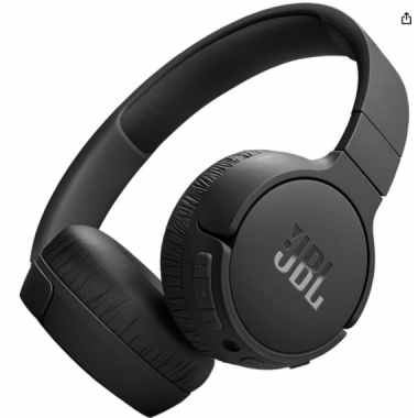 Auricular JBL Tune 670BT Bluetooth con Cancelaci&oacute;n de Ruido Adaptativa y 70h de Bater&iacute;a, Negro