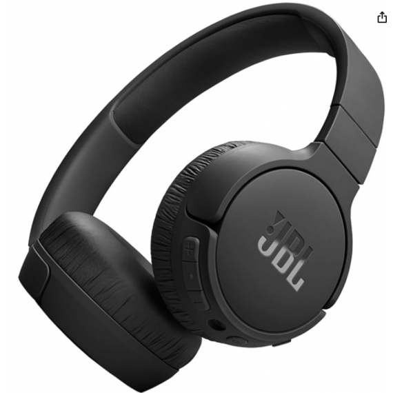 Auricular JBL Tune 670BT Bluetooth con Cancelación de Ruido Adaptativa y 70h de Batería, Negro