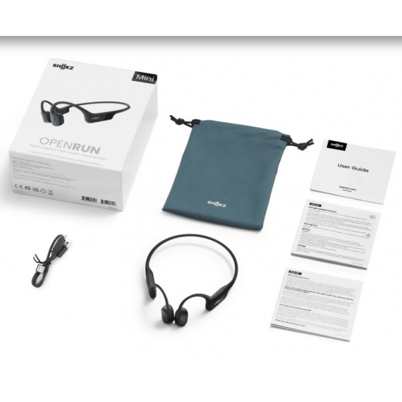 Auriculares Deportivos Shokz OpenRun Mini Bluetooth 5.1 USB-C S806-MN-BK Negro