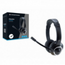 Auricular con Micrófono Conceptronic Polona 3.5mm Negro POLONA02B