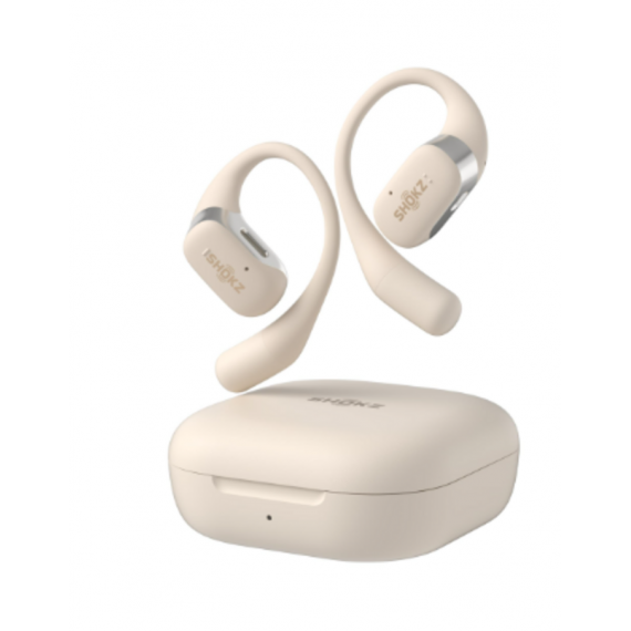 Auriculares Deportivos Shokz OpenFit Bluetooth 5.2 con Estuche de Carga IP54 Beige (T910STBG)