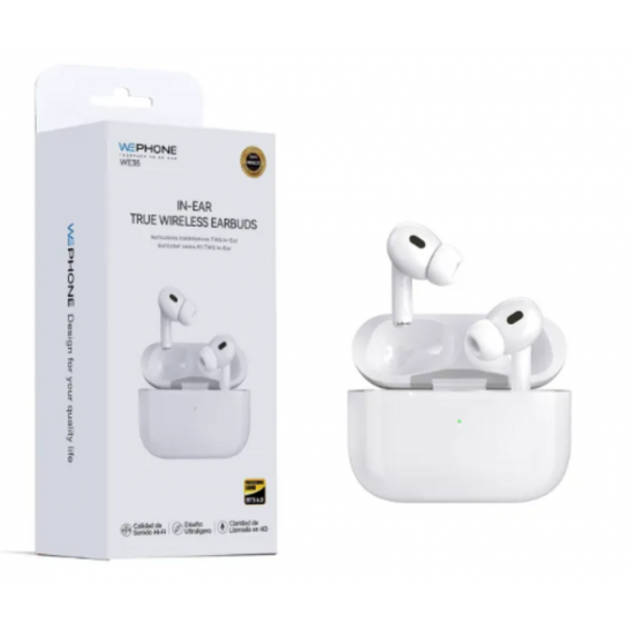 Auriculares Inalámbricos Wephone WE36 Semi-in-ear True Wireless Bluetooth 5.0 Hi-Fi