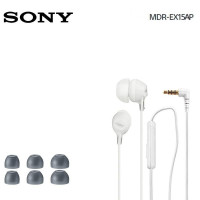 Auricular con Micrófono SONY MDR-EX15AP Blanco