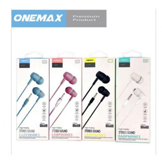Auriculares Onemax G2 High-Fidelity Sonido Estéreo 3.5mm
