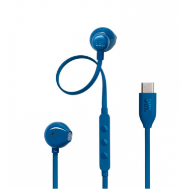 Auriculares JBL T305C USB-C con Micr&oacute;fono, Azules