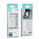 Auriculares Ikrea Hi-Res Estéreo con Conector Lightning para iPhone WC9491 - Blanco