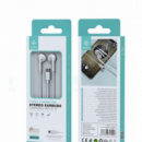 Auriculares Ikrea Estéreo In-Ear Tipo-C para iPhone 15 (1.2m, Blanco) WC9109