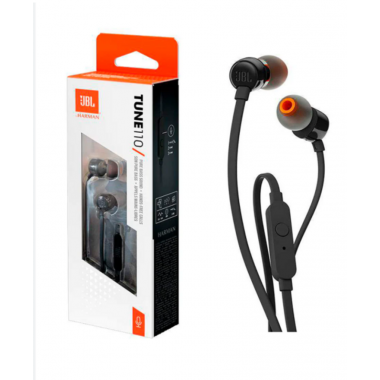 Auriculares JBL Tune 110 con Cable Negros