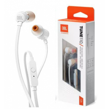 Auriculares In-Ear con Cable JBL Tune 110 Blancos