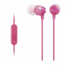 Auriculares Internos con Micrófono Sony MDR-EX15APPIZ Rosa