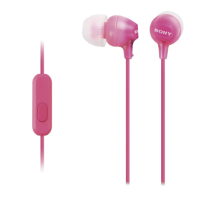 Auriculares de Botón con Micrófono SONY para Smartphone MDR-EX15APPIZ Rosa