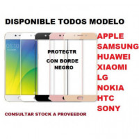 Protector de Cristal para Móvil Completo con Borde Negro