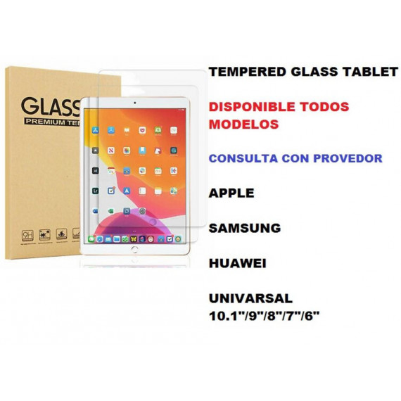 Protector de Cristal Templado Compatible para Tablet Movitel