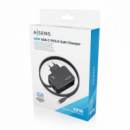 Cargador AISENS 45W USB-C PD3.0 con Cable 1.8M Negro (ASCH-1PD45WL032-BK)