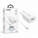 Cargador de Pared Accetel Micro USB 2.4A (12W) AC335