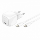 Cargador de Pared Belkin BoostCharge USB-C de 30W con Cable USB-C (WCA008KQ1MWH-B6)