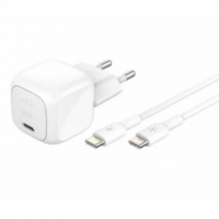 Cargador de Pared BELKIN 30W Usb-c con Cable Blanco (WCA008KQ1MWH-B6)