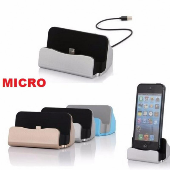 Base de Carga Universal con Salida Micro USB