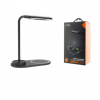 Lámpara y Cargador Inalámbrico KSIX Energylamp 10W (BXCQILAMP01) Negro