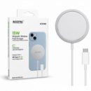 Cargador Inalámbrico Magnético Accetel ACW415 con Carga Rápida 15W y Cable USB-C 1 Metro