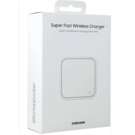 Cargador Inalámbrico Samsung 15W Super Rápida Blanco (EP-P2400BWEGEU)