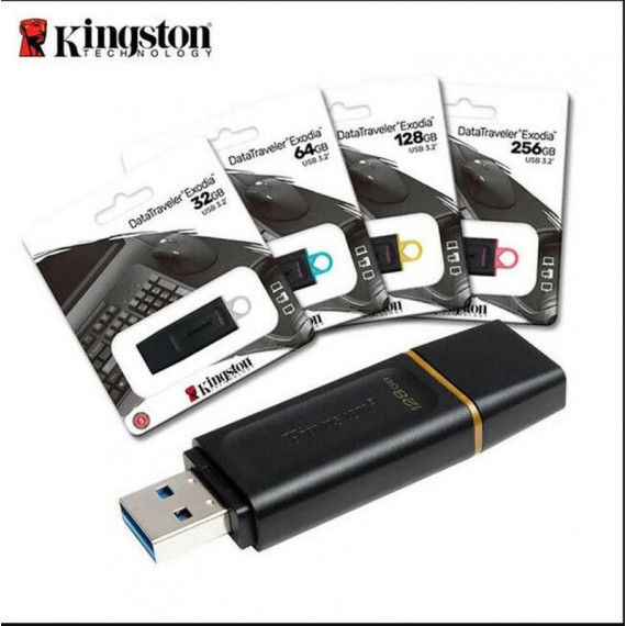 Pendrive Kingston USB 3.2 de 128GB