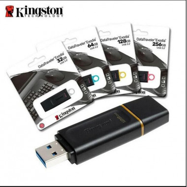 Pendrive Kingston DataTraveler Kyson USB 3.2 de 256GB